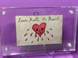 “Love Across a Crowded Room’ Original Ink Transformation Playing Card