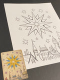 The Star: Lenormand Della Luna Original Ink Drawing