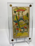 King of Wands.  c.1839 Tarot Marseille Bernardin Suzanne