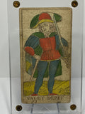 Page of Swords.  c.1839 Tarot Marseille Bernardin Suzanne