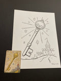 The Key: Lenormand Della Luna Original Ink Drawing