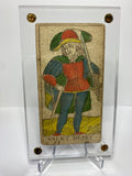 Page of Swords.  c.1839 Tarot Marseille Bernardin Suzanne
