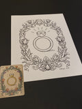 The Ring: Lenormand Della Luna Original Ink Drawing
