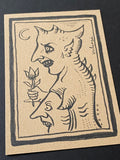 “Demon Bloom” OOAK Artist Trading Card