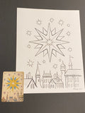 The Star: Lenormand Della Luna Original Ink Drawing