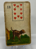 “The Dog”  Authentic Stralsunder Lenormand c 1890