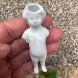 Barrie the Lobotomy Boy. Authentic Frozen Charlottes 1860