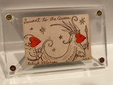 ‘Servant to the Queen’ Original Ink Transformation Playing Card