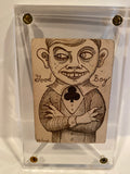 ‘Good Boy’ Original Ink Transformation Playing Card