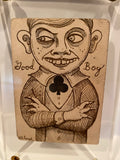 ‘Good Boy’ Original Ink Transformation Playing Card