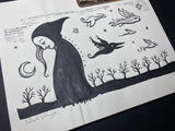 #22-Abandonment-Ink Drawing-Oracle of Black Enchantment