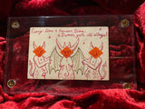 ‘Demon Wings” Original Ink Transformation Playing Card