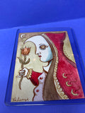 “Witch of Wands”. OOAK Artist Trading Card