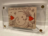 ‘Servant to the Queen’ Original Ink Transformation Playing Card