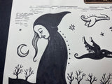 #22-Abandonment-Ink Drawing-Oracle of Black Enchantment