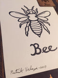 "The Bee" Mildred Payne Oracle Original Ink Drawing