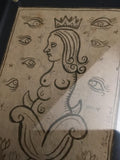 "Flower Girl"- Original Ink Spell Sheet (Signed)