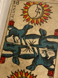 ‘The Moon”-Authentic Antique Tarot Card 1930