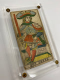 King of Swords .  c.1839 Tarot Marseille Bernardin Suzanne