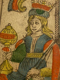 Queen of Cups-c.1839 Tarot Marseille Bernardin Suzanne
