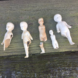 Broken Boys- Lot of 5 Authentic 1860s Bisque figures (Frozen Charles)