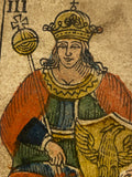 “The Empress”—Historical Antique Hand Painted Tarot Card 1850