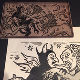 #21 The Attack-Ink Drawing-Oracle of Black Enchantment