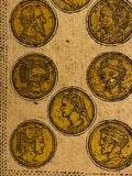 10 of Coins-Historical Minchiate Tarot Card c.1850