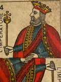“The Emperor ”-Authentic Antique Tarot Card 1930