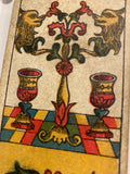 “2 of Cups”-Authentic Antique Tarot Card 1930