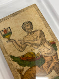 Knight of Cups -Historical Minchiate Tarot Card c.1850