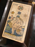 “The Star”-Historical Antique Hand Painted Tarot Card 1850