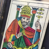 “The Pope”-Historical Antique Hand Painted Tarot Card 1890s