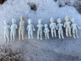 Bite Size GHOSTLY FROZEN CHARLOTTE FIGURES (1860 )