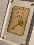 “The Key”  Authentic Stralsunder Lenormand c 1890