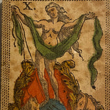 The Chariot-Historical Minchiate Tarot Card c.1850