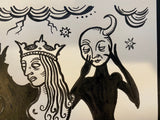 #40-The Outing-Ink Drawing-Oracle of Black Enchantment