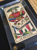 “The Magician”-Historical Antique Hand Painted Tarot Card 1890s