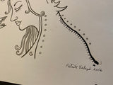 The Maiden-Trionfi Della Luna Original Ink/signed