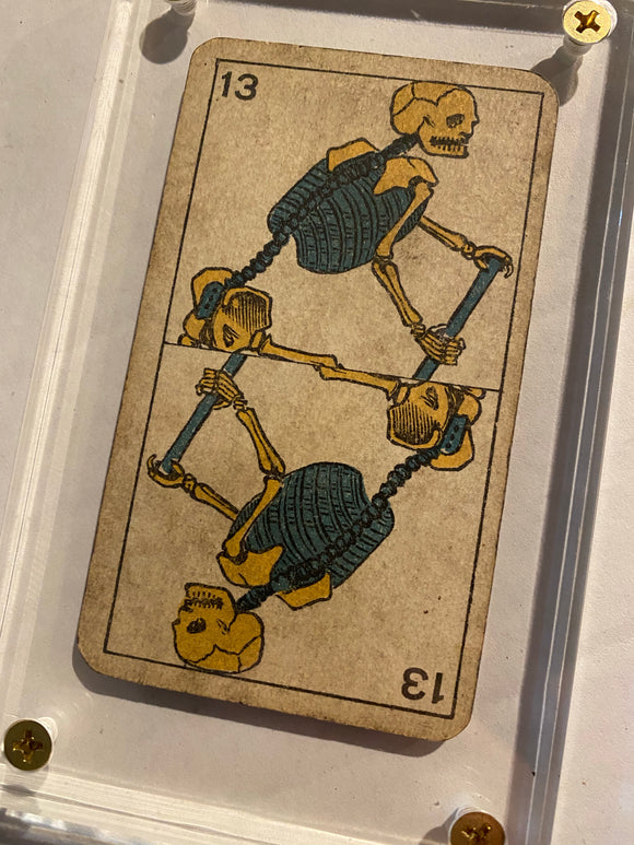 “Death”-Authentic Antique Tarot Card 1930