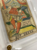 King of Swords .  c.1839 Tarot Marseille Bernardin Suzanne