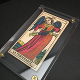 “Temperance”-Original Antique Hand Painted Card 1890s
