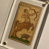 Sagittarius -Historical Minchiate Tarot Card c.1850
