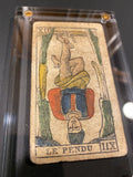 ‘The Hanged Man”- Historical Antique Hand Painted Tarot Card 1850