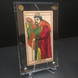 “The Hermit”-Original Hand Painted Card 1890s