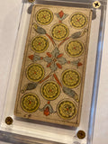 10 of Coins-c.1839 Tarot Marseille Bernardin Suzanne