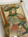King of Swords .  c.1839 Tarot Marseille Bernardin Suzanne