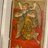 The Trumpet -Historical Minchiate Tarot Card c.1850