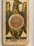 “Ace of Coins”-Authentic Antique Tarot Card 1920.  G. Cassini  Brescia