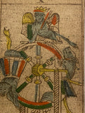 Wheel of Fortune-c.1839 Tarot Marseille Bernardin Suzanne